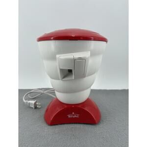 Rival Frozen Delights Snow Cone Maker Red White Ice Shaver Party Central Kids